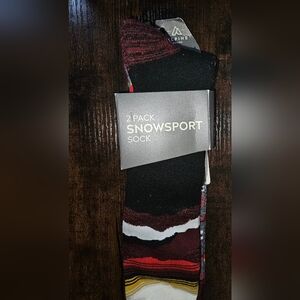 Alpine Design Multicolor Snowsport Socks - 2 Pack